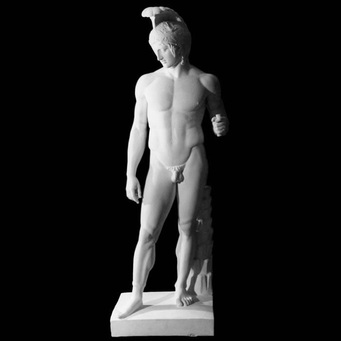 Arès Borghèse - Antiquités gréco-romaines - Reproduction d’une sculpture du Musée du Louvre, Paris