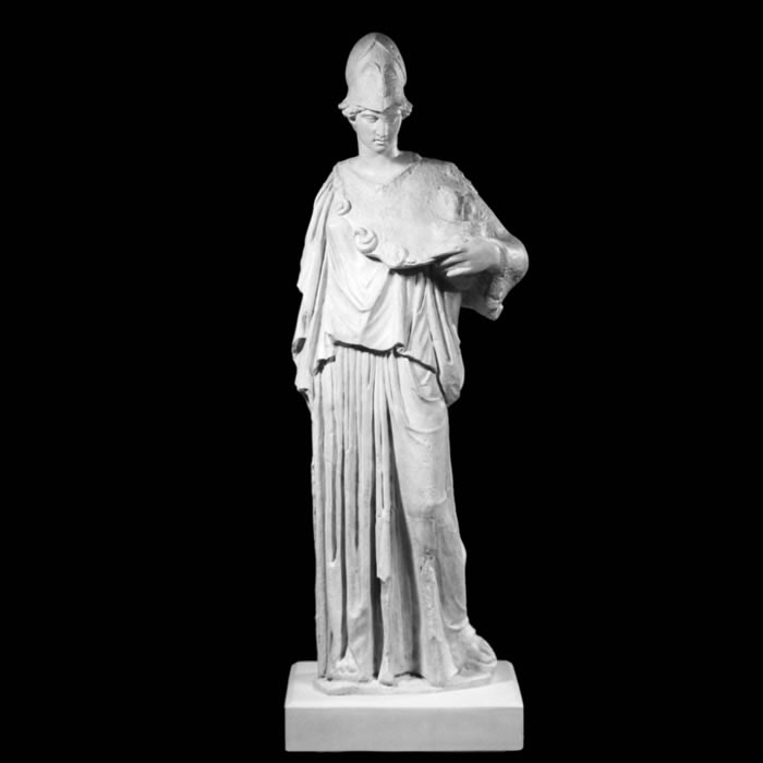 Athena, known as Athena holding a Cista - Greco-Roman antiquities - Reproduction d’une sculpture du Musée du Louvre, Paris