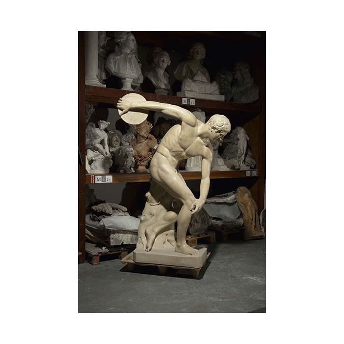 Discobole en action - Antiquités gréco-romaines - Reproduction d’une sculpture du Musées du Vatican, Rome