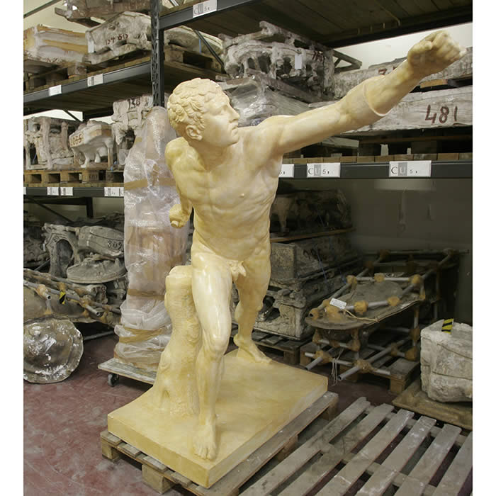 Gladiateur Borghèse - Antiquités gréco-romaines - Reproduction d’une sculpture du Musée du Louvre, Paris