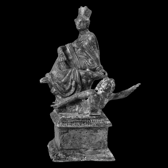 Tyché d’Antioche et Oronte - Antiquités gréco-romaines - Reproduction d’une sculpture du Musée du Louvre, Paris