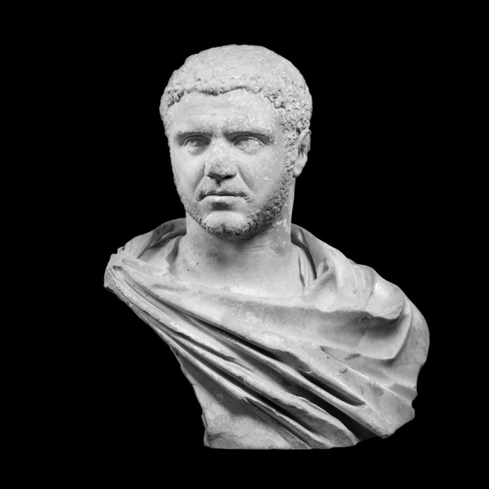 Buste de Caracalla dit Tivoli - Antiquités gréco-romaines - Reproduction d’une sculpture du Musée du Louvre, Paris