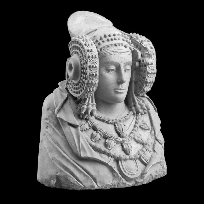 Bust of the lady of Elche - Greco-Roman antiquities - Reproduction d’une sculpture du Musée du Louvre, Paris