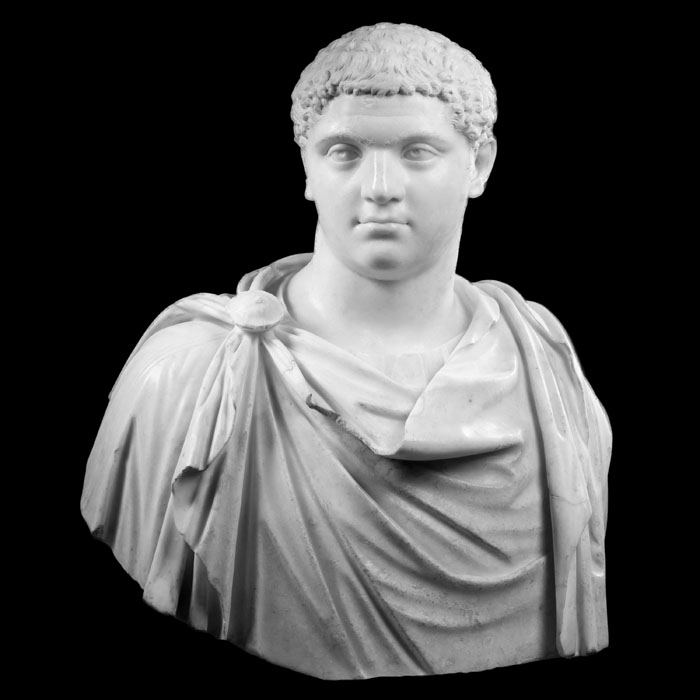 Bust of Geta - Greco-Roman antiquities - Reproduction d’une sculpture du Musée du Louvre, Paris