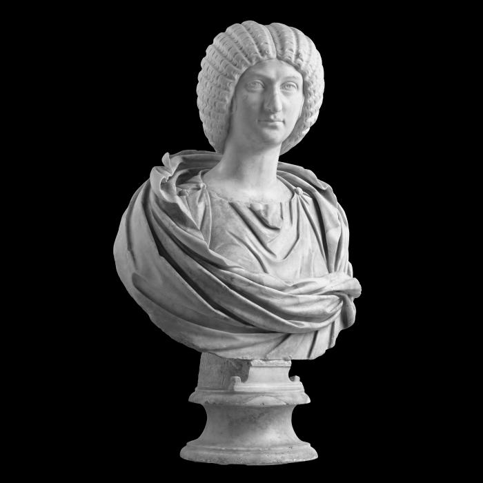 Bust of Plautilla - Greco-Roman antiquities - Reproduction d’une sculpture du Musée du Louvre, Paris