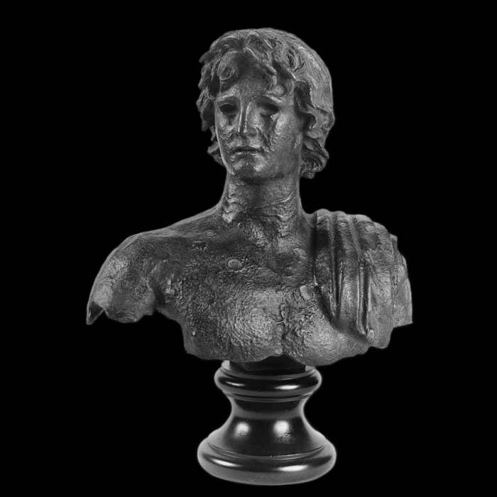Buste de l’Ephèbe d’Agde - Antiquités gréco-romaines - Reproduction d’une sculpture du Musée Agathois Jules Baudou, Agde