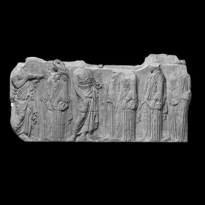 The Ergastines - Greco-Roman antiquities - Reproduction d’une sculpture du Musée du Louvre, Paris