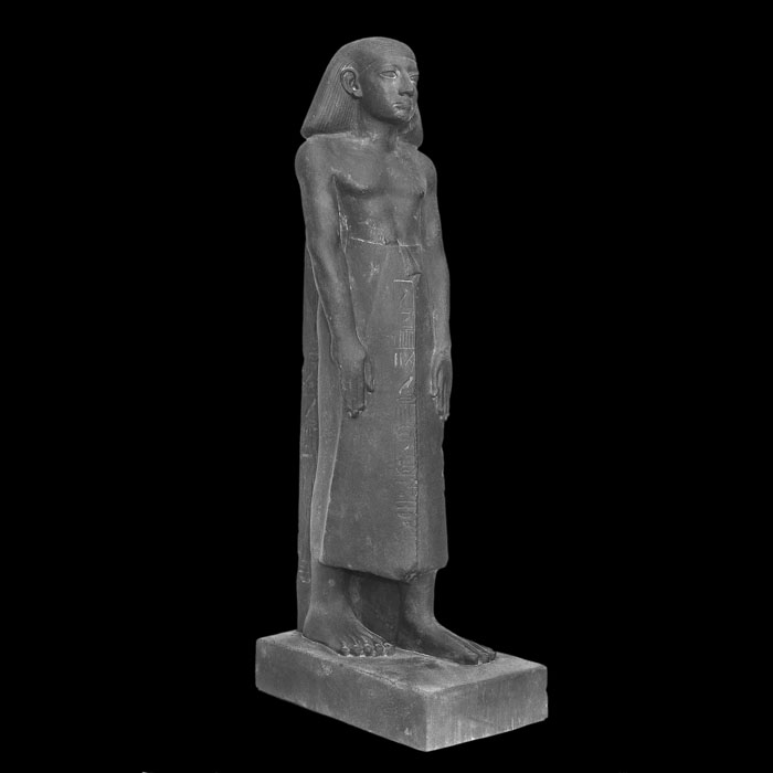Amenemhatankh, worker at Crocodilopolis - Egyptian antiquities - Reproduction d’une sculpture du Musée du Louvre, Paris