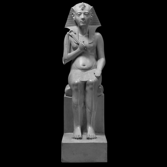 Amenhotep IV - Akhenaten - Egyptian antiquities - Reproduction d’une sculpture du Musée du Louvre, Paris