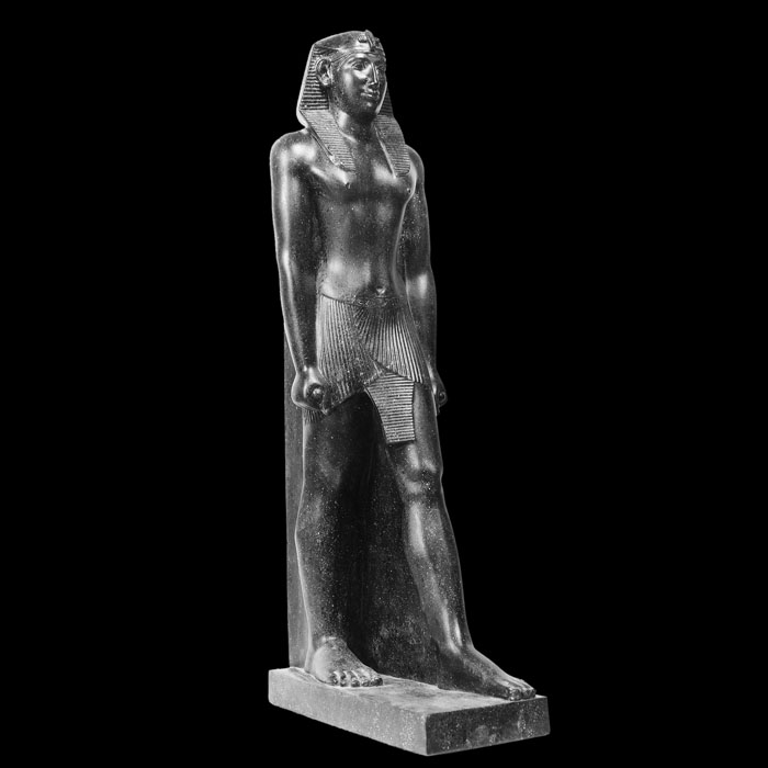 Pharaoh Psamtik II - Egyptian antiquities - Reproduction d’une sculpture du Musée du Louvre, Paris