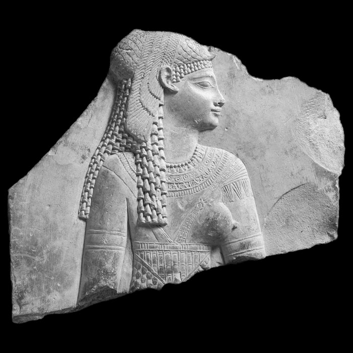 Goddess stele - Egyptian antiquities - Reproduction d’une sculpture du Musée du Louvre, Paris