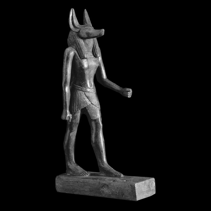 Anubis marchant - Antiquités égyptiennes - Reproduction d’une sculpture du Musée du Louvre, Paris
