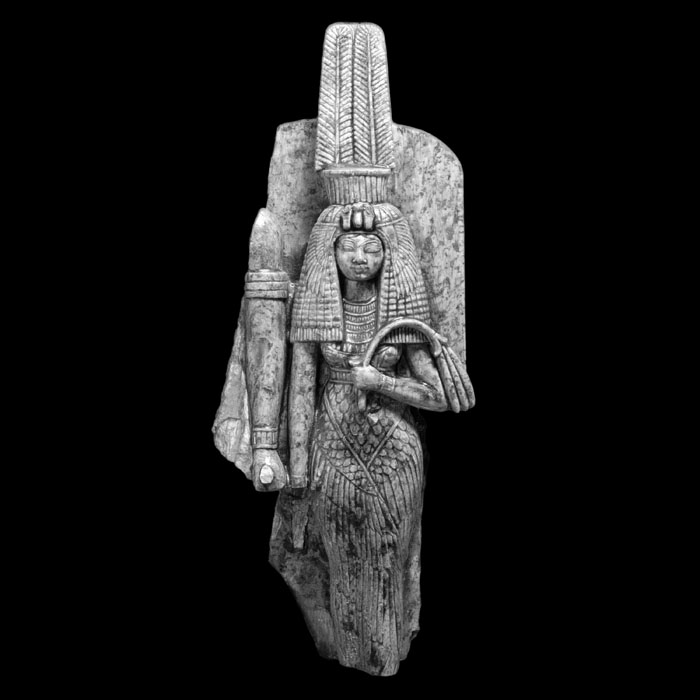 La reine Tiy - Antiquités égyptiennes - Reproduction d’une sculpture du Musée du Louvre, Paris