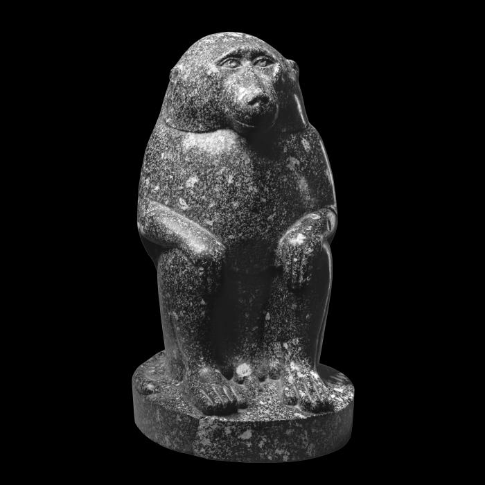 Cynocephalus or Baboon - Greco-Roman antiquities - Reproduction d’une sculpture du Musée du Louvre, Paris