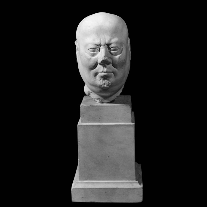 Head of an old man - Egyptian antiquities - Reproduction d’une sculpture du Musée du Louvre, Paris