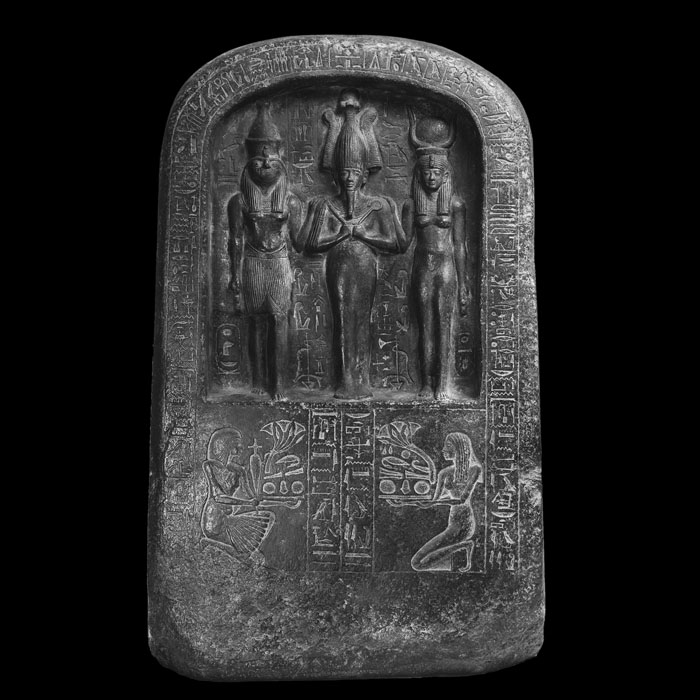 Stele of Dedia - Egyptian antiquities - Reproduction d’une sculpture du Musée du Louvre, Paris