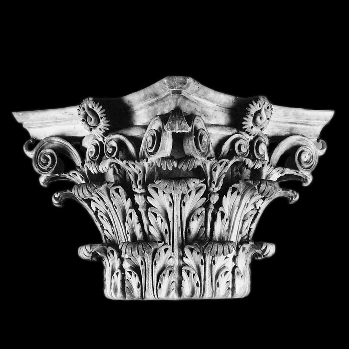 Chapiteau corinthien - Moyen Âge - Reproduction d’une sculpture du Musée du Louvre, Paris