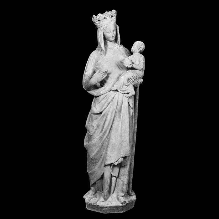 The Golden Madonna of Amiens - Middle Ages - Reproduction d’une sculpture de la Cathédrale Notre Dame, Amiens