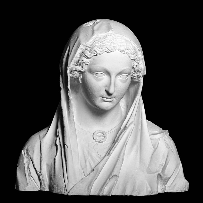 Buste de la Vierge de la cathédrale de Reims - Moyen Âge - Reproduction d’une sculpture de la Cathédrale Notre-Dame, Reims