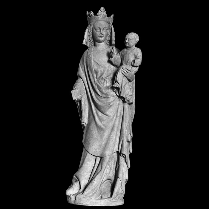 Virgin of Orcival - Middle Ages - Reproduction d’une sculpture de la Basilique Notre-Dame, Orcival