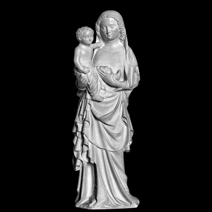 Vierge au boulanger - Moyen Âge - Reproduction d’une sculpture du Musée Calouste Gulbenkian, Lisbonne