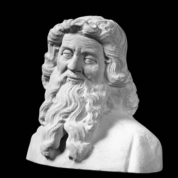 Bust of a statuette of a prophet - Renaissance - Reproduction d’une sculpture du Musée Calvet, Avignon