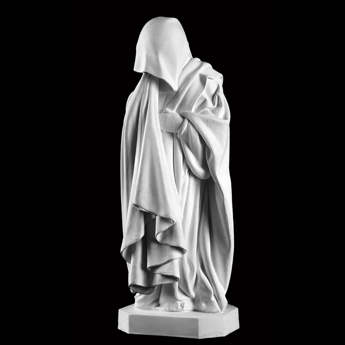 Pleurant no 52 du tombeau de Jean sans Peur - Renaissance - Reproduction d’une sculpture du Musée des Beaux-Arts, Dijon