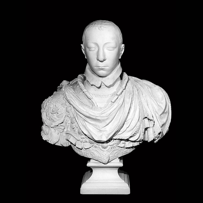 Buste de Charles IX - Renaissance - Reproduction d’une sculpture du Musée du Louvre, Paris