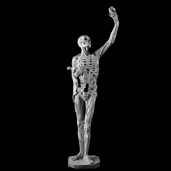 Transi du tombeau de René de Chalon - Renaissance - Reproduction d’une sculpture de l’Église Saint-Étienne, Bar-le-Duc