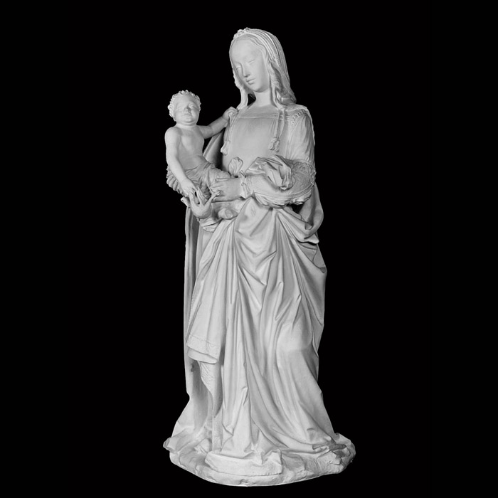 Virgin of the Pillar of Saint-Galmier - Renaissance - Reproduction d’une sculpture de l’Église de Saint-Galmier, Saint-Galmier