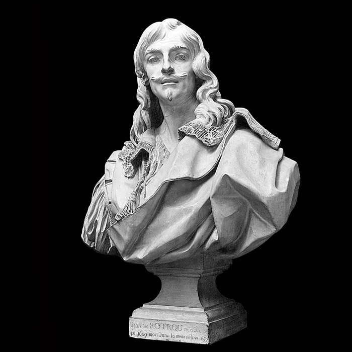 Buste de Jean de Rotrou - Reproduction d’une sculpture du Comédie-Française, Paris