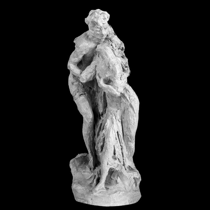 Étude de Paul et Virginie - Reproduction d’une sculpture du Musée d’Orsay, Paris
