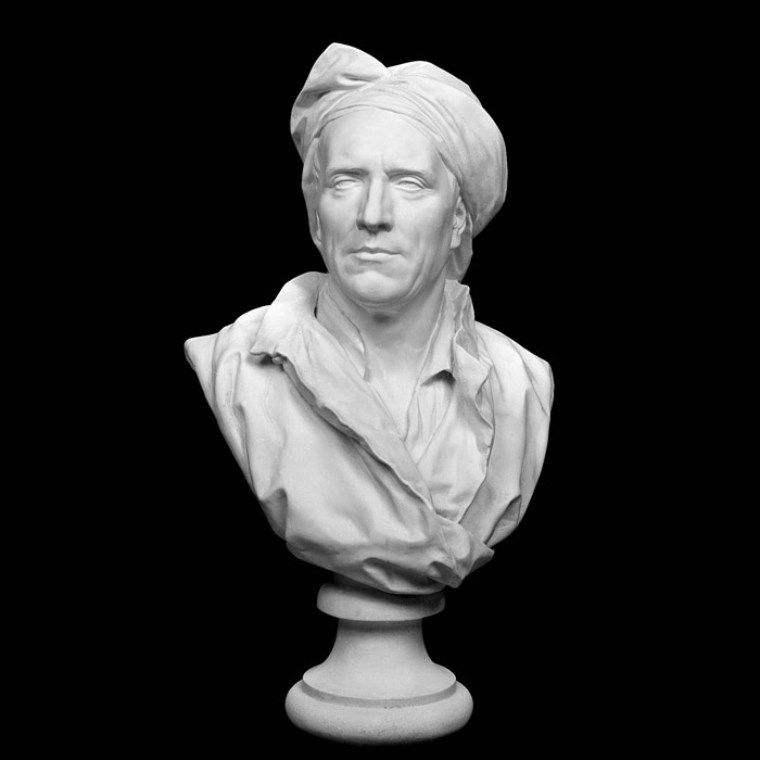 Buste de Nicolas Coustou - Reproduction d’une sculpture du Musée du Louvre, Paris