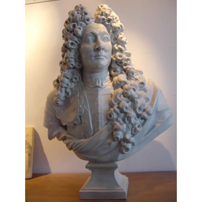 Bust of the marshal de Villars - Reproduction d’une sculpture du Château de Versailles, Versailles
