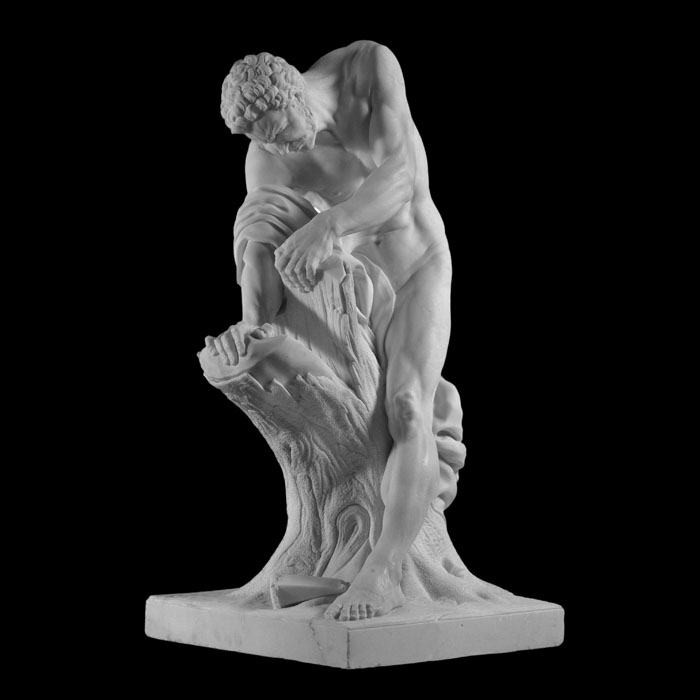 Milo of Croton - Reproduction d’une sculpture du Musée du Louvre, Paris
