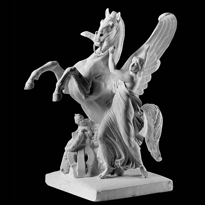 Study for Pheme Holding Pegasus (left) - Reproduction d’une sculpture du Musée d’Orsay, Paris