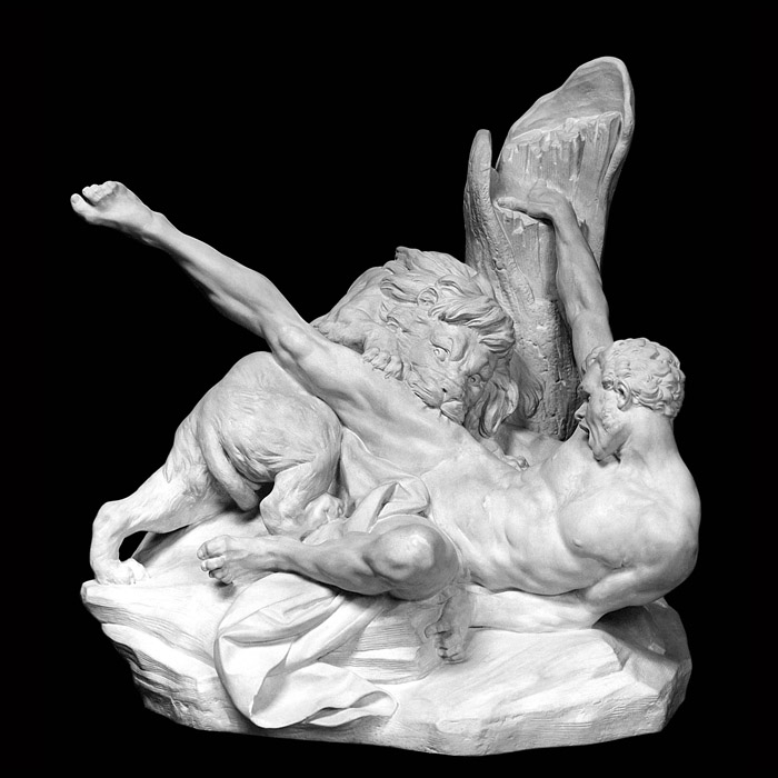 Milo of Croton - Reproduction d’une sculpture du Musée du Louvre, Paris