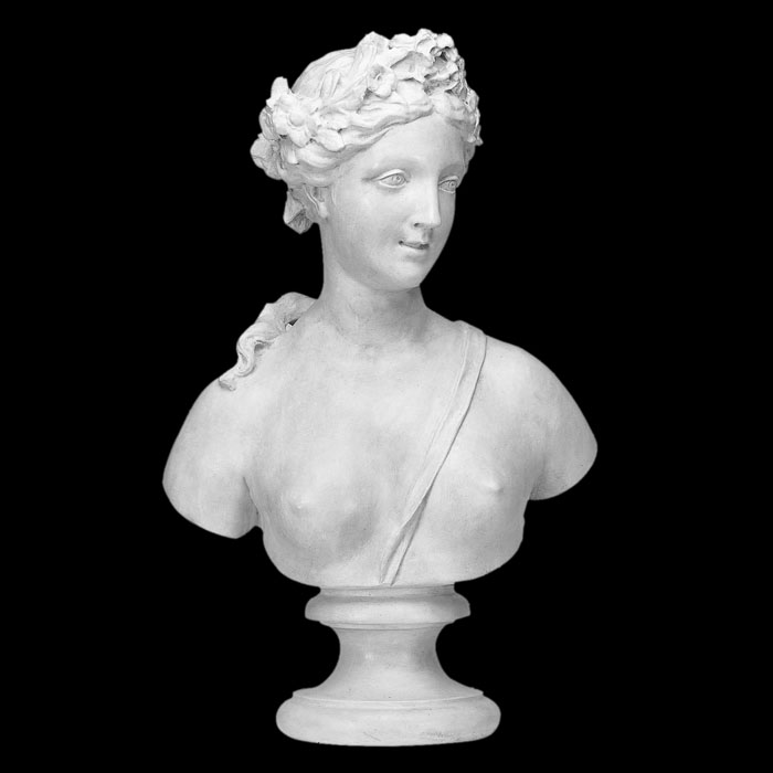 Buste de Flore - Reproduction d’une sculpture du Musée du Louvre, Paris