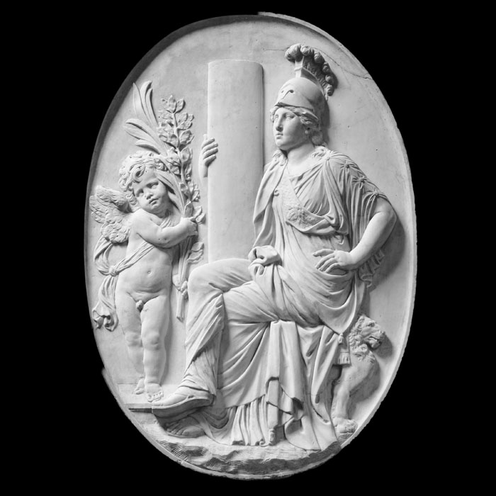 Medallion of Strength - Reproduction d’une sculpture du Musée du Louvre, Paris