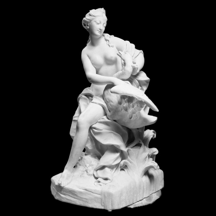 Léda et le Cygne - Reproduction d’une sculpture du Musée du Louvre, Paris