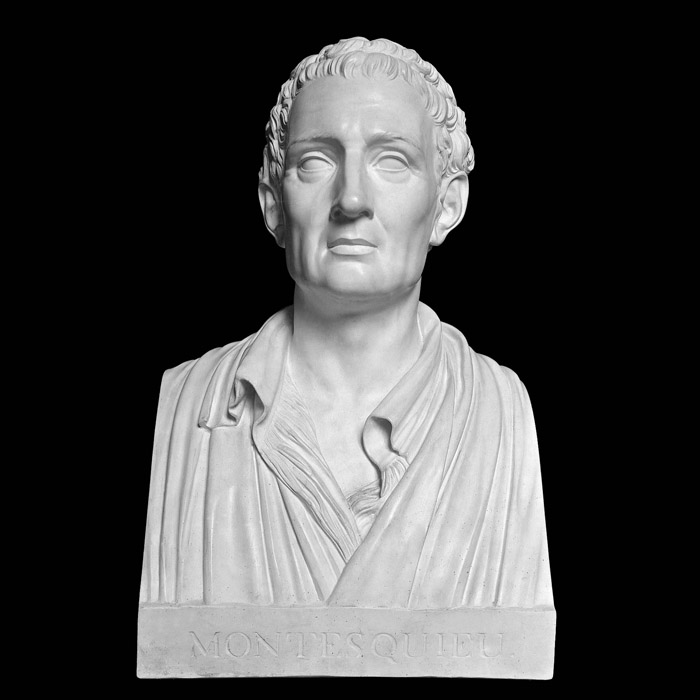Buste du baron de Montesquieu - Reproduction d’une sculpture du Château de Versailles, Versailles