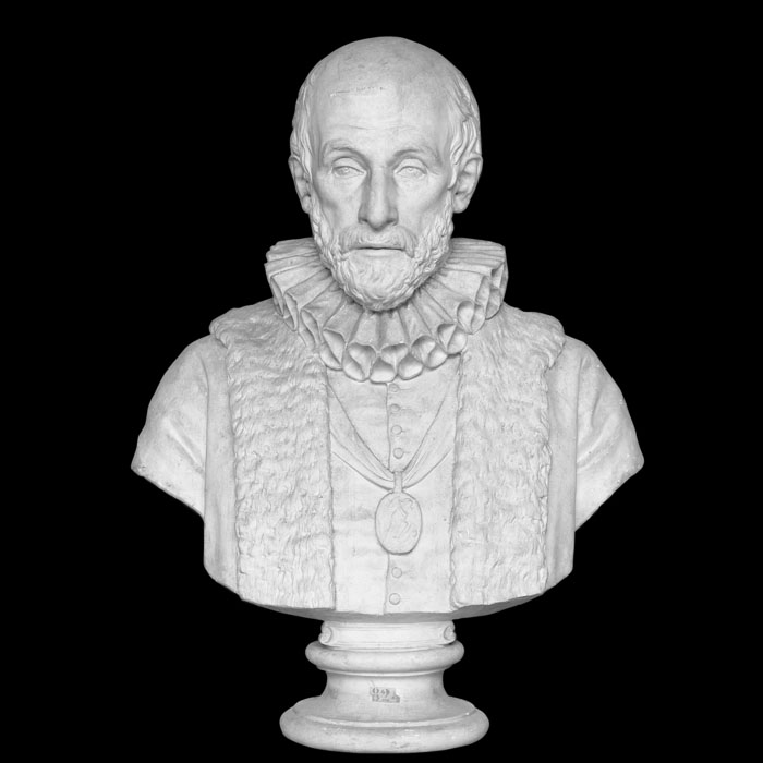 Bust of Michel de Montaigne - Reproduction d’une sculpture du Château de Versailles, Versailles