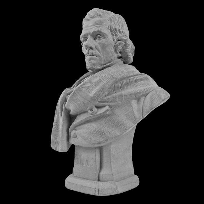 Bust of Eugène Delacroix - Reproduction d’une sculpture du Musée Delacroix, Paris