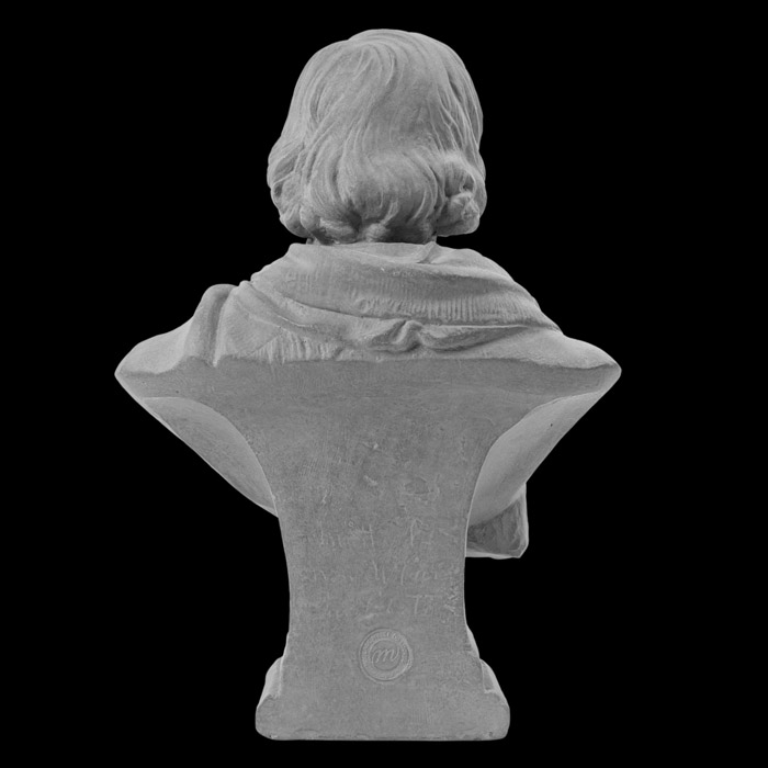 Bust of Eugène Delacroix - Reproduction d’une sculpture du Musée Delacroix, Paris