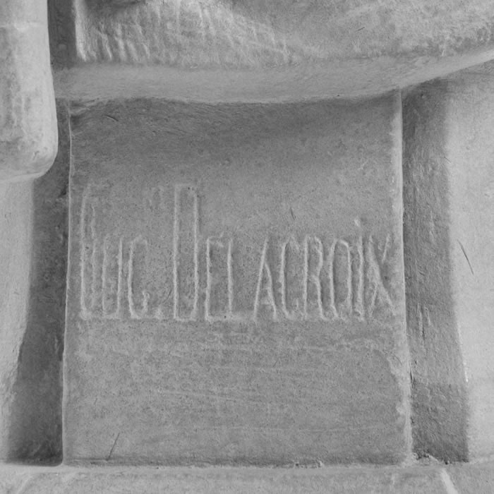 Bust of Eugène Delacroix - Reproduction d’une sculpture du Musée Delacroix, Paris