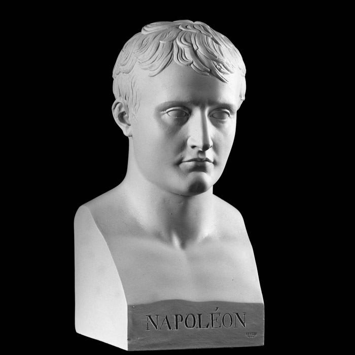 Bust of Emperor Napoleon I - Reproduction d’une sculpture du Musée national des châteaux de Malmaison et de Bois-Préau, Rueil-Malmaison
