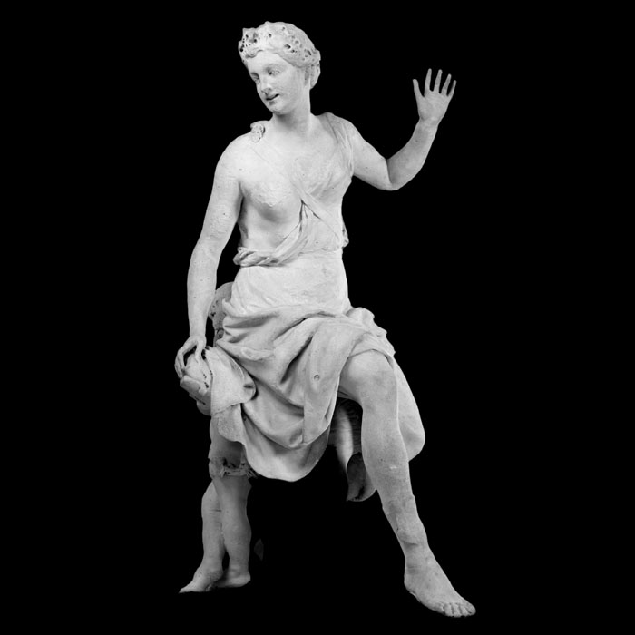 La nymphe de la forêt, Hamadryade - Reproduction d’une sculpture du Musée du Louvre, Paris