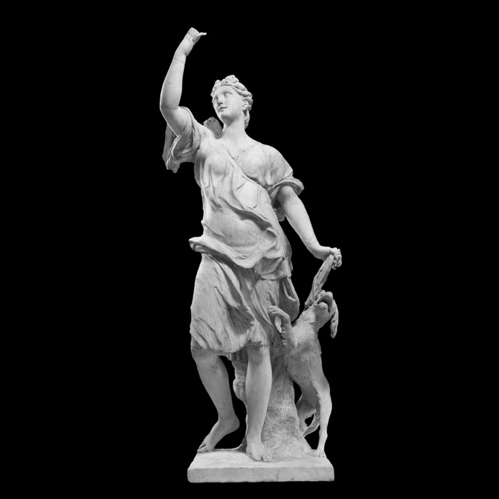 Une compagne de Diane - Reproduction d’une sculpture du Musée du Louvre, Paris