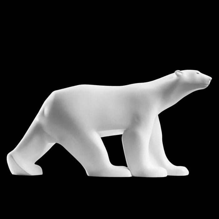 Petit ours blanc - Reproduction d’une sculpture du Musée des Beaux-Arts, Dijon