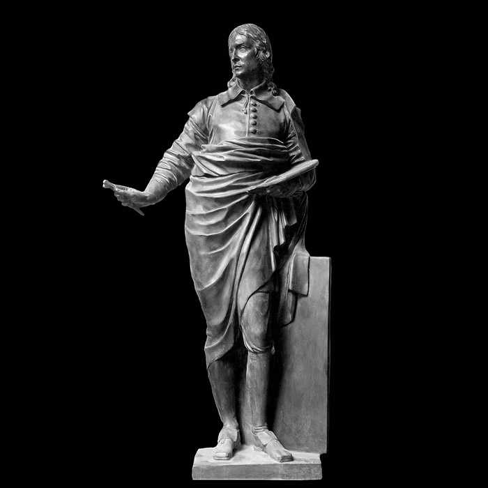 Nicolas Poussin - Reproduction d’une sculpture de l’École nationale supérieure des beaux-arts, Paris